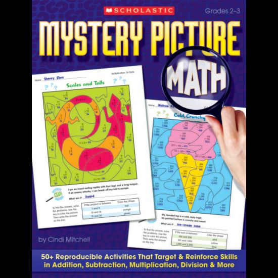 Picture of Scholastic Mystery Picture Math, 64 Pages (32 Sheets)