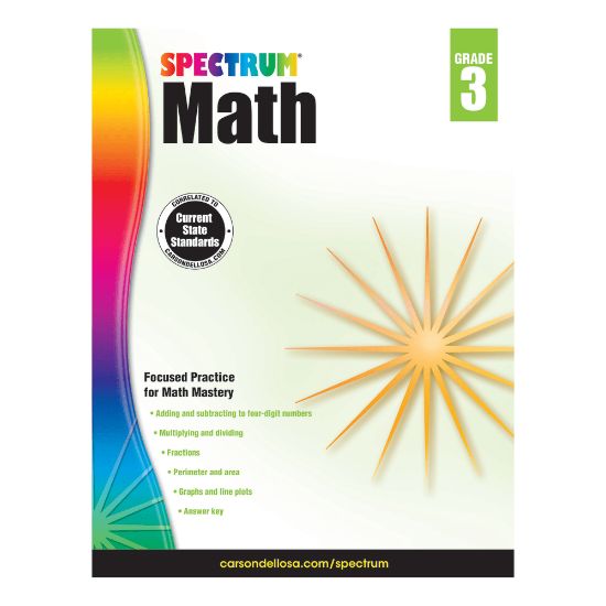 Picture of Spectrum Math, Grade 3