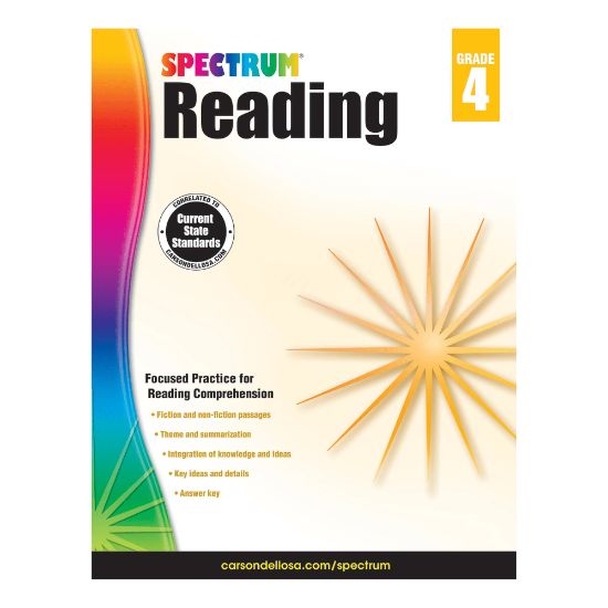 Picture of Carson-Dellosa Spectrum Reading, Grade 4