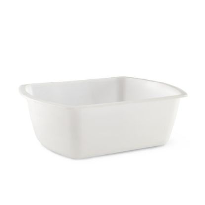 Picture of Medline Rectangular Plastic Washbasins, 6 Qt, Clear, Pack Of 50