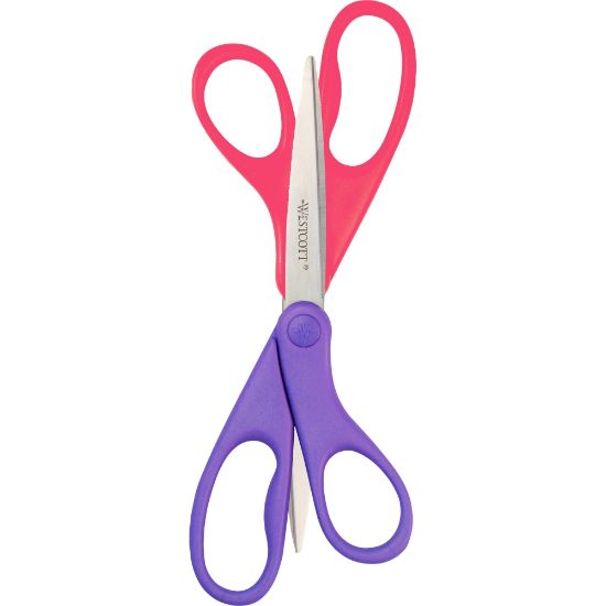 Picture of Westcott Ruler Clusters Student Scissors, 7in, Pack Of 2