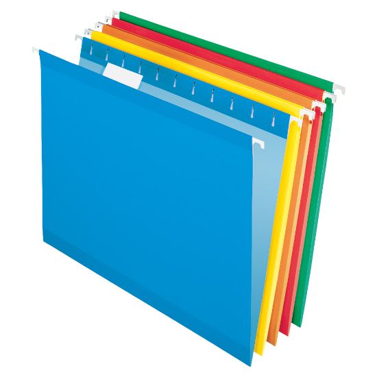 Picture of Office Depot Brand Hanging Folders, Letter Size, Assorted, Box Of 25