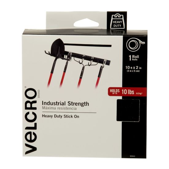 Picture of VELCRO Industrial Strength Self Stick Tape, 10ft x2in, Black