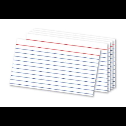 Picture of Office Depot Brand Ruled Index Cards, 3in x 5in, White, Pack Of 500