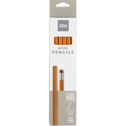 Picture of Office Depot Brand Wood Pencils, #2 Lead, Medium, Pack of 12