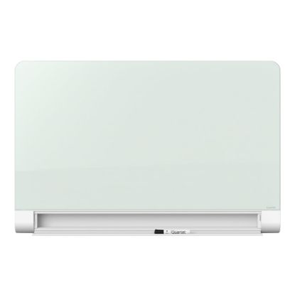 Picture of Quartet Horizon Glass Magnetic Unframed Dry-Erase Whiteboard, 28in x 50in, White