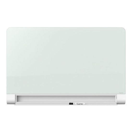 Picture of Quartet Horizon Glass Magnetic Unframed Dry-Erase Whiteboard, 28in x 50in, White