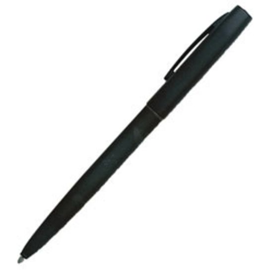 Picture of Rite in the Rain All-Weather Tactical Pen, Clicker, Medium Point, Black Barrel, Blue Ink