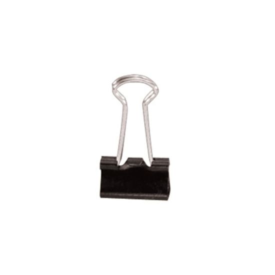 Picture of Office Depot Brand Heavy-Duty Binder Clips, Micro, 1/2in Wide, 5/32in Capacity, Black, Box Of 100