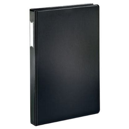 Picture of Office Depot Brand Reference 3-Ring Binder, 1in Round Rings, 100% Recycled, Black