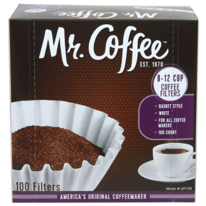 Picture of Mr. Coffee 8 - 12 Cup Coffee Filters, Box Of 100