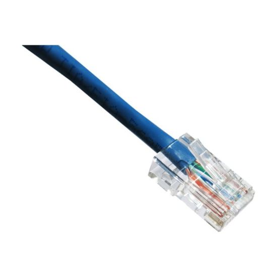 Picture of Axiom - Patch cable - RJ-45 (M) to RJ-45 (M) - 10 ft - UTP - CAT 6 - stranded - blue