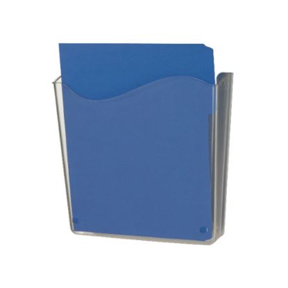 Picture of Officemate OIC Unbreakable Vertical Wall File, 10inH x 10inW x 3inD, Clear