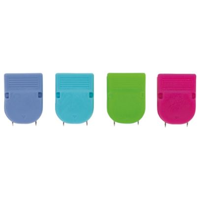 Picture of OfficeMax Brand Fabric Panel Wall Clips, Assorted Solid Colors, Pack Of 20