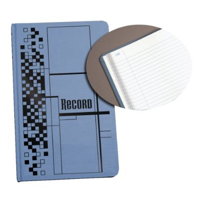 Picture of Adams Record Ledger, 7 5/8in x 12 1/8in, 300 Pages, Blue