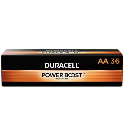 Picture of Duracell Coppertop AA Alkaline Batteries, Box Of 36