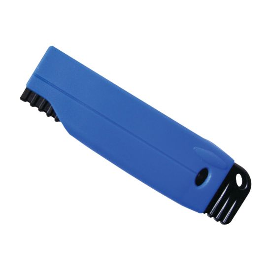 Picture of Cosco Self-Retracting Box Knives, Black/Blue, Pack Of 5