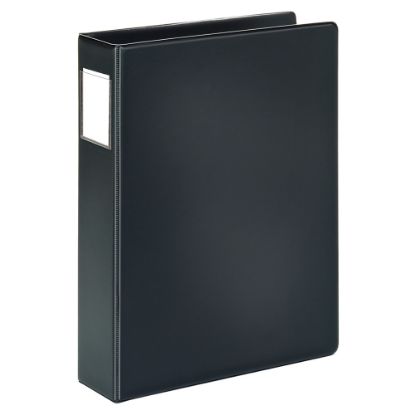 Picture of Office Depot Brand Durable Legal-Size Reference 3-Ring Binder, 2in Round Rings, 41% Recycled, Black