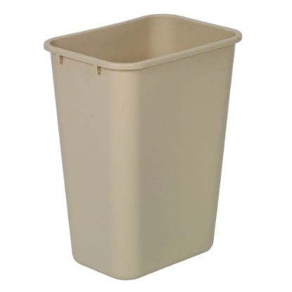 Picture of Highmark Standard Wastebasket, 10 1/4 Gallons, Beige