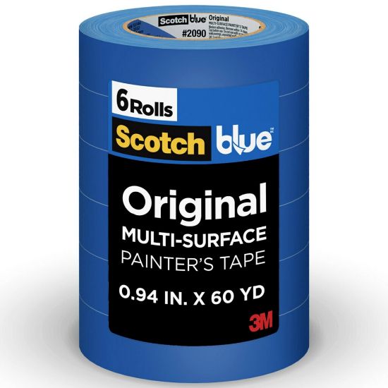 Picture of ScotchBlue Original Multi-Surface Painters Tape, 0.94in x 60 Yd., Pack Of 6 Rolls