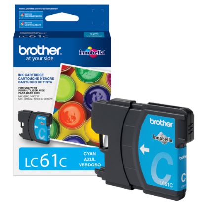 Picture of Brother LC61 Cyan Ink Cartridge, LC61C