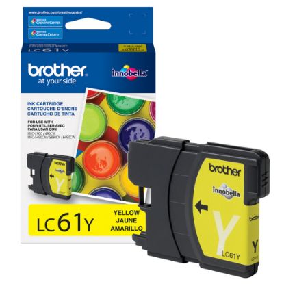 Picture of Brother LC61 Yellow Ink Cartridge, LC61Y