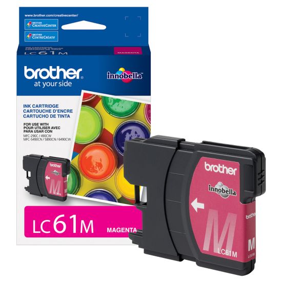 Picture of Brother LC61 Magenta Ink Cartridge, LC61M