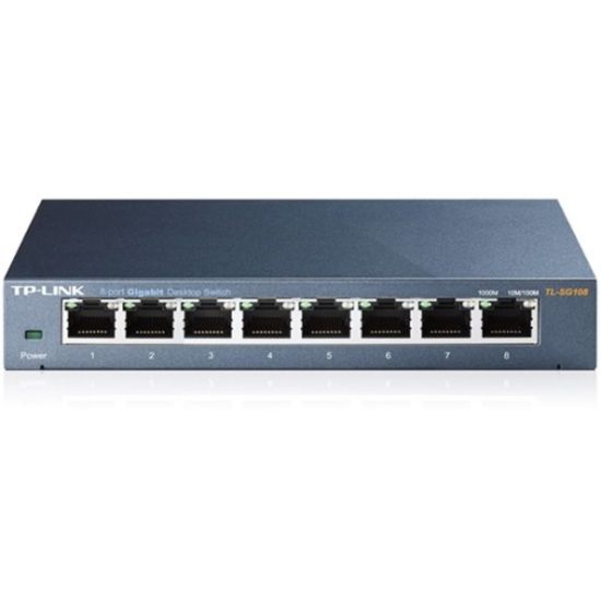 Picture of TP-Link 8-Port Gigabit Ethernet Desktop Switch, TL-SG108