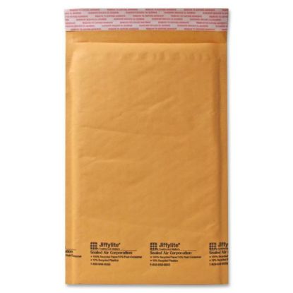 Picture of Sealed Air Self-Seal Bubble Mailers, 7 1/4in x 12in, Kraft, Case Of 100