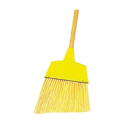 Picture of Boardwalk Angler Broom, Plastic Bristles, 53in Wood Handle, Yellow