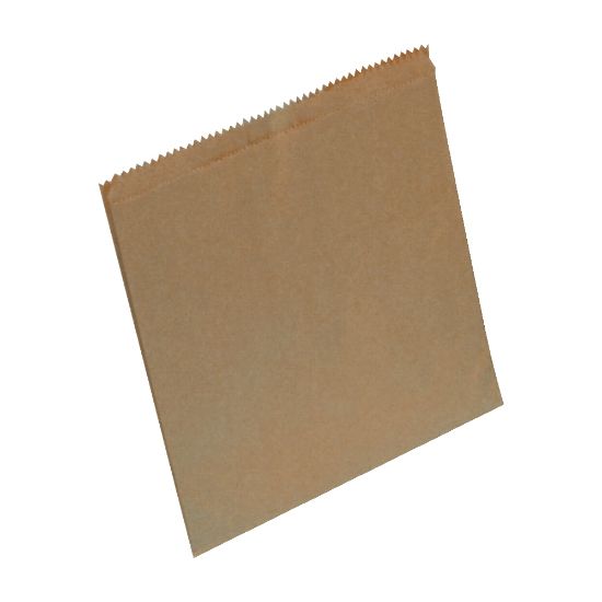 Picture of Health Gards Receptacle Liners - 8in Width x 8.50in Length x 7in Depth - Brown - Paper, Wax - 500/Carton - Waste Disposal