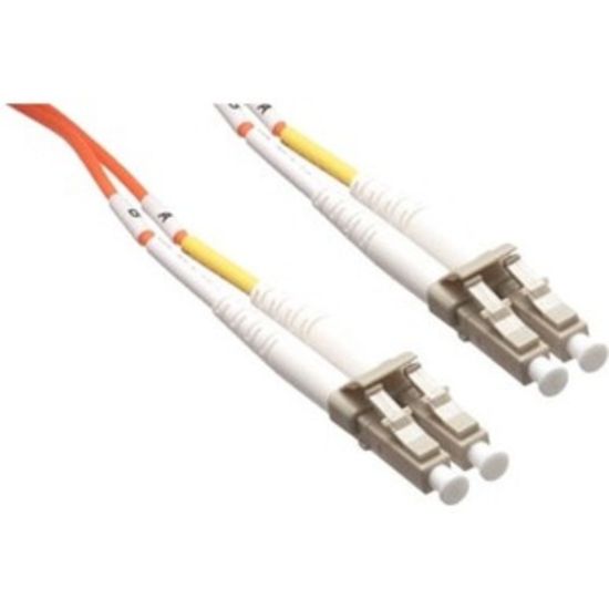 Picture of Axiom LC/LC Multimode Duplex OM2 50/125 Fiber Optic Cable 9m - Fiber Optic for Network Device - 29.53 ft - 2 x LC Male Network - 2 x LC Male Network - Orange