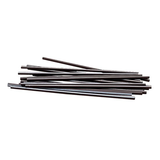 Picture of Afflink Plastic Sip-Through Stir Sticks, 5in, Black, Box Of 1,000