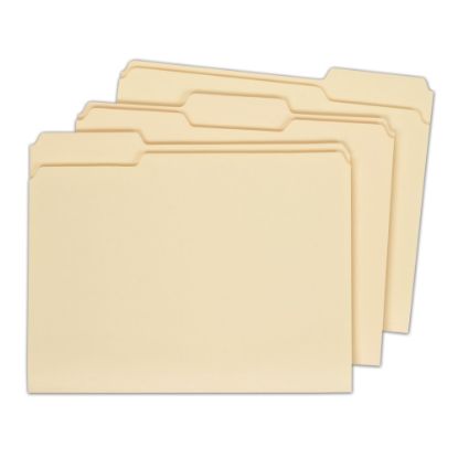 Picture of Office Depot Brand File Folders, Letter Size, 100% Recycled, Manila, Pack Of 100