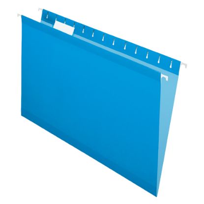 Picture of Office Depot Brand Hanging Folders, 15 3/4in x 9 3/8in, Legal Size, Blue, Box Of 25