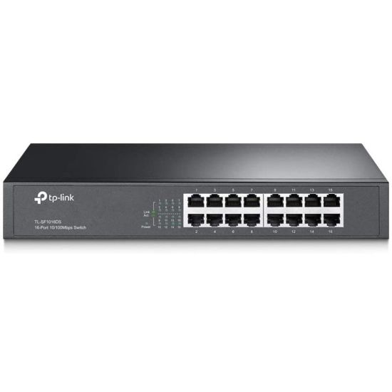 Picture of TP-Link TL-SF1016DS - Switch - 16 x 10/100 - desktop, rack-mountable