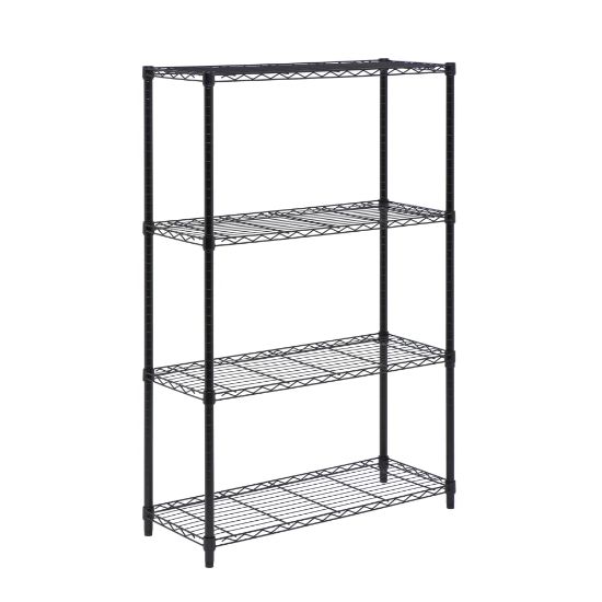 Picture of Honey-Can-Do Urban Steel Adjustable Shelving Unit, Black