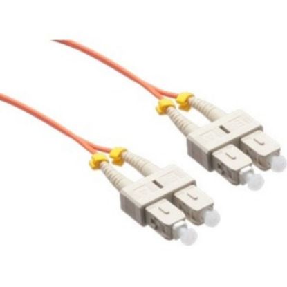 Picture of Axiom SC/SC Multimode Duplex OM2 50/125 Fiber Optic Cable 25m - Fiber Optic for Network Device - 82.02 ft - 2 x SC Male Network - 2 x SC Male Network - Orange