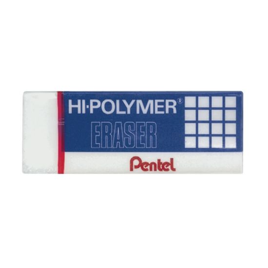 Picture of Pentel Hi-Polymer Erasers, 3/PK