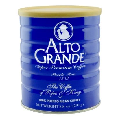 Picture of Alto Grande Ground Coffee, Medium-Dark Roast, Super Premium, 8.8 Oz Per Can