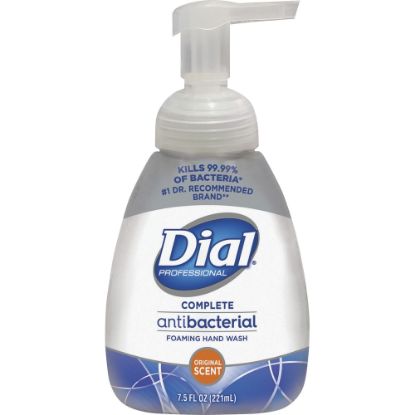 Picture of Dial Complete Antibacterial Foam Hand Wash Soap, Original Scent, 7.5 Oz Pump Bottle