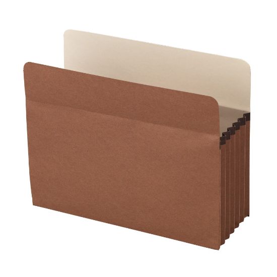 Picture of Office Depot Brand Standard File Pocket, 5-1/4in Expansion, Letter Size, Brown, Pack Of 5