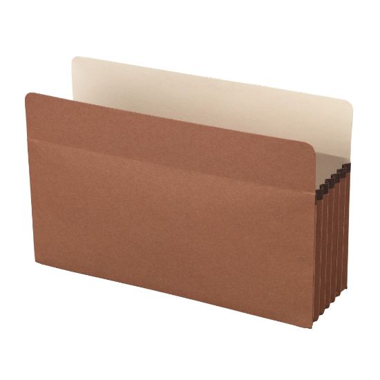 Picture of Office Depot Brand Standard File Pocket, 5-1/4in Expansion, Legal Size, Brown, Pack Of 5