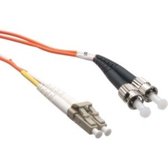 Picture of Axiom LC/ST Multimode Duplex OM2 50/125 Fiber Optic Cable 25m - Fiber Optic for Network Device - 82.02 ft - 2 x LC Male Network - 2 x ST Male Network - Orange