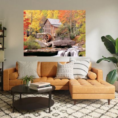 Picture of Biggies Landscape/Seascape Mural, 48in x 36in, Unframed, Water Wheel