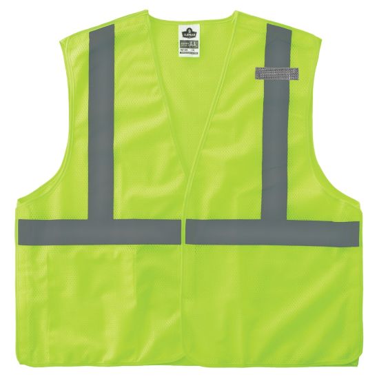 Picture of Ergodyne GloWear Breakaway Mesh Hi-Vis Type-R Class 2 Safety Vest, 4X, Lime