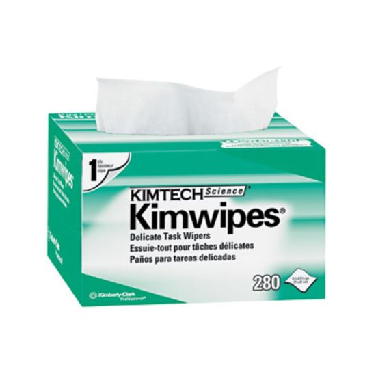 Picture of Kimtech Science Kimwipes Delicate Task Wipers, 4-2/5in x 8-2/5in, 280 Per Pack, Case Of 60 Packs