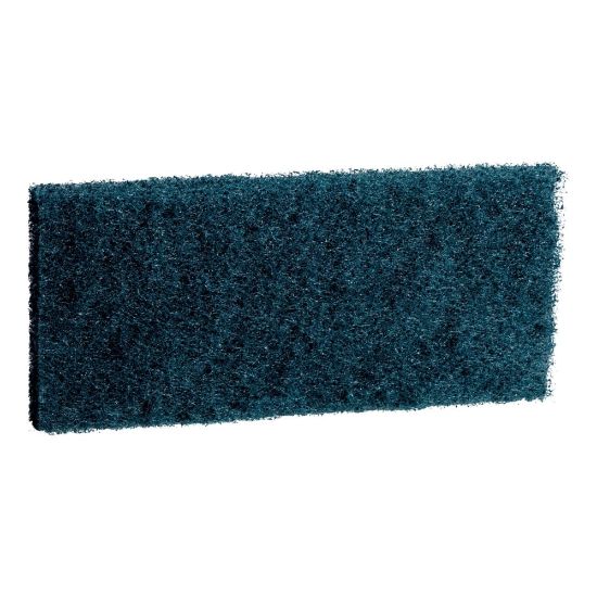 Picture of 3M Doodlebug Scrub Pads, 4-5/8in x 10in, Blue, 5 Pads Per Box, Pack Of 4 Boxes