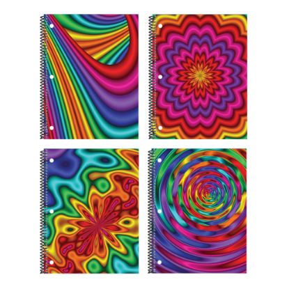 Picture of Inkology Spiral Notebooks, 8in x 10-1/2in, College Ruled, 140 Pages (70 Sheets), Color Slicks II, Pack Of 12 Notebooks