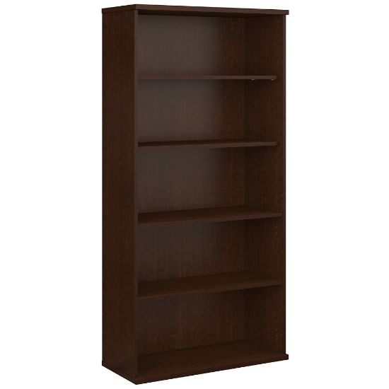 Picture of Bush Business Furniture Components 73inH 5-Shelf Bookcase, Mocha Cherry, Standard Delivery